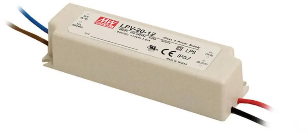 Mean Well LPV-20-24 Schakelende Voeding - 20W - 24V - afbeelding 5 van 6