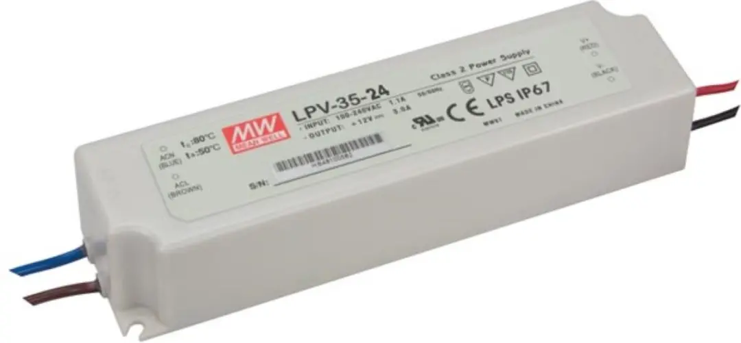 Mean Well LPV-35-24 Schakelende Voeding