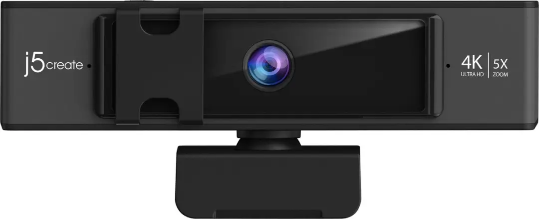 j5create JVCU435-N USB 4K Ultra HD Webcam - Zwart - afbeelding 2 van 6