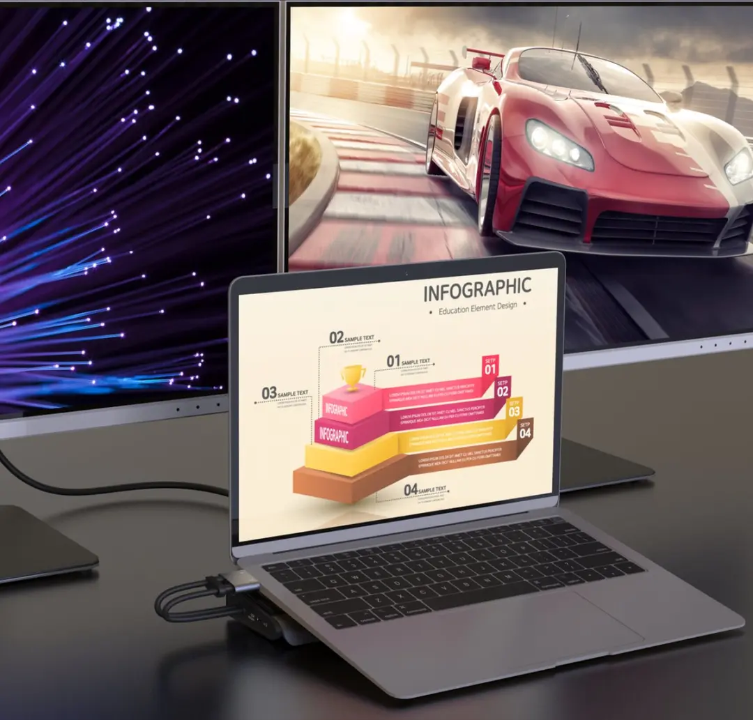 j5create JCD552-N M.2 NVMe USB-C Docking Station - afbeelding 2 van 6