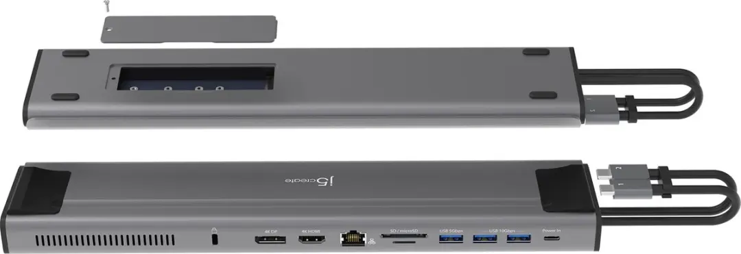 j5create JCD552-N M.2 NVMe USB-C Docking Station - afbeelding 3 van 6