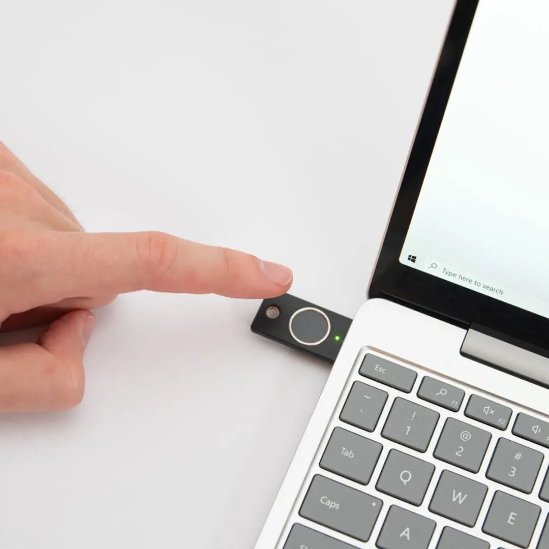 Yubico YubiKey C Bio FIDO Edition - Zwart - afbeelding 5 van 6