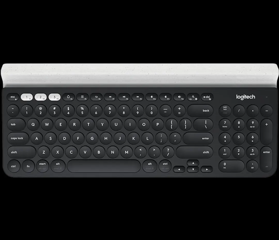 Logitech K780 920-008034 Toetsenbord - QWERTZ - Grijs/Wit - afbeelding 3 van 3