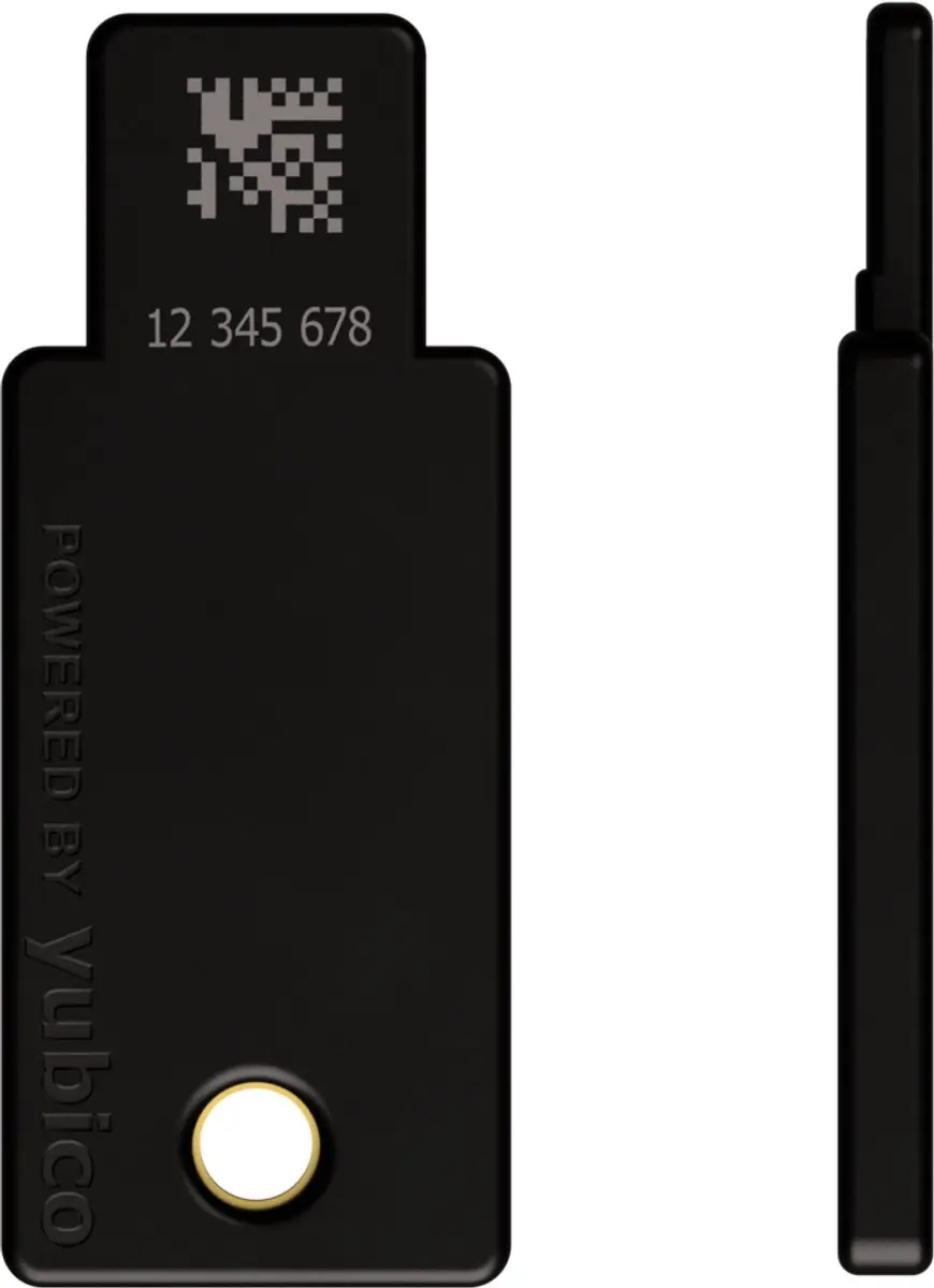 Yubico YubiKey 5 NFC Beveiligingssleutel USB-A - 2 stuks - afbeelding 2 van 6