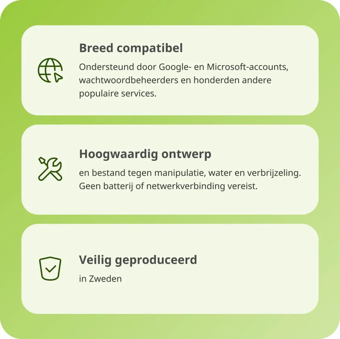 Yubico YubiKey 5 NFC Beveiligingssleutel USB-A - 2 stuks - afbeelding 5 van 6