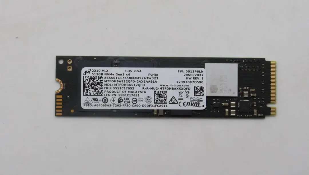 Micron 2210 5SS1C17652 SSD - 512GB - afbeelding 2 van 2