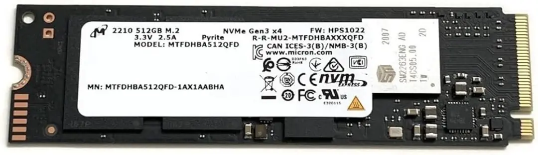Micron 2210 5SS1C17652 SSD