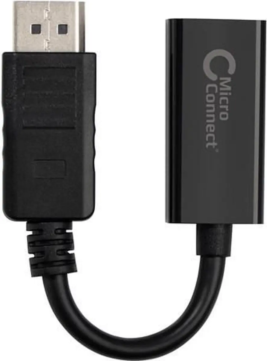 MicroConnect DPHDMI2 DisplayPort naar HDMI adapter - Full HD - Zwart - afbeelding 2 van 4