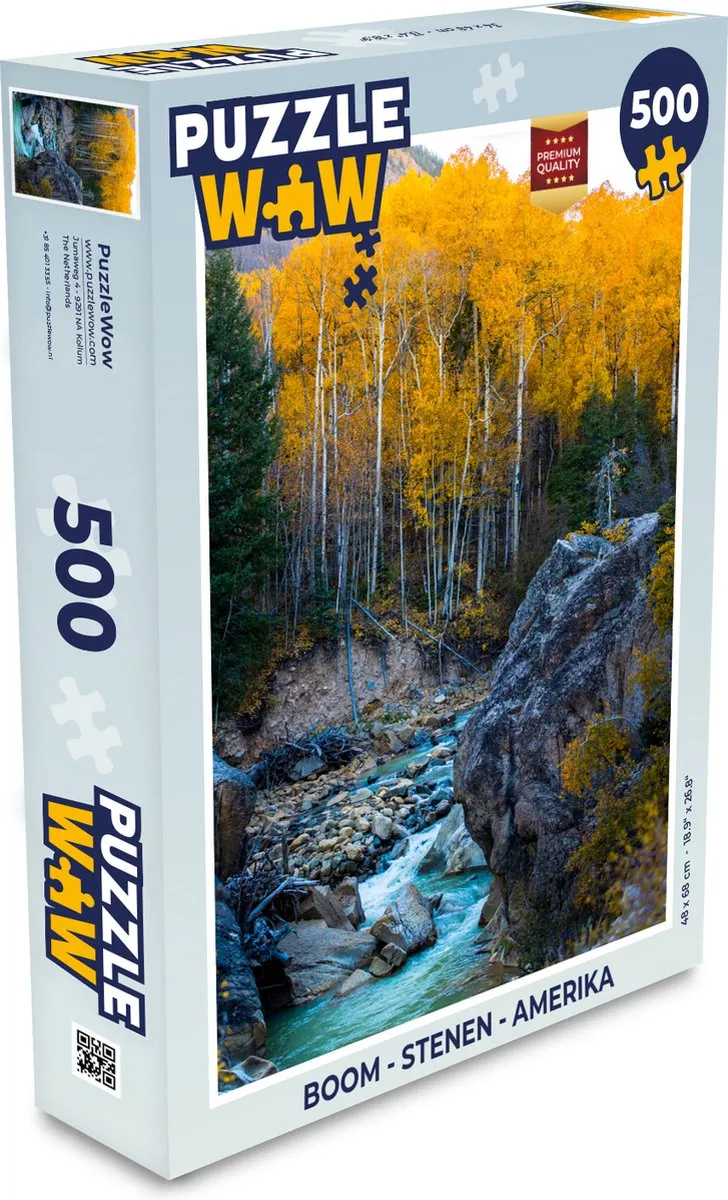 PuzzleWow Boom Legpuzzel 500 Stuks