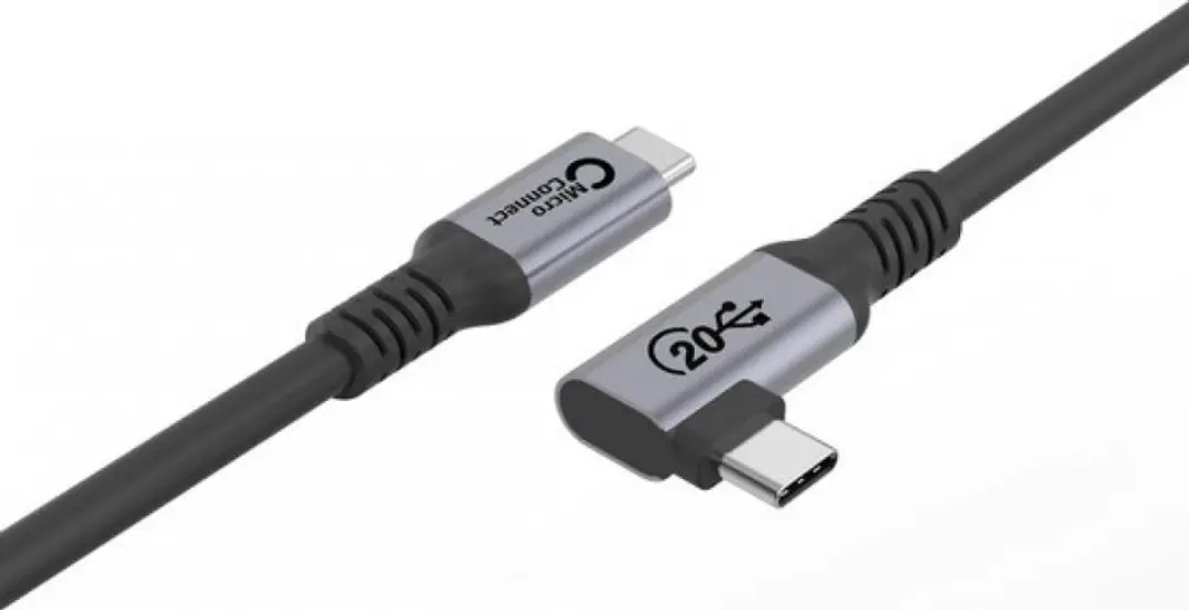 MicroConnect USB3.2CC5-A USB-C kabel 5m - 100W - Zwart - afbeelding 3 van 5