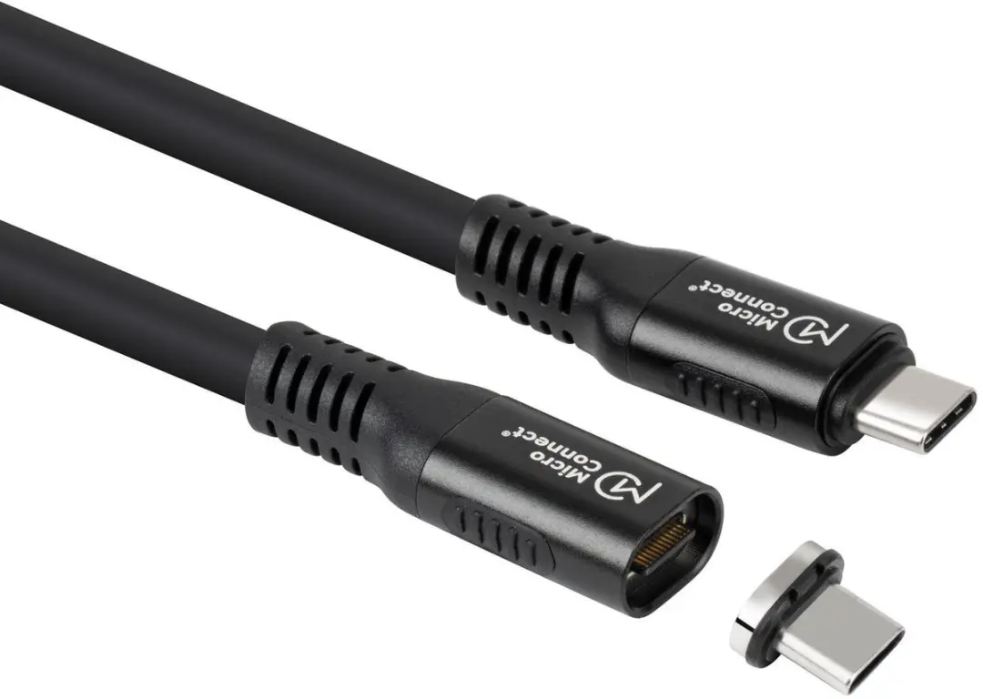 Microconnect MC-LS-USB4CC2.0 USB-C kabel - 2m - 240W - Zwart - afbeelding 4 van 6