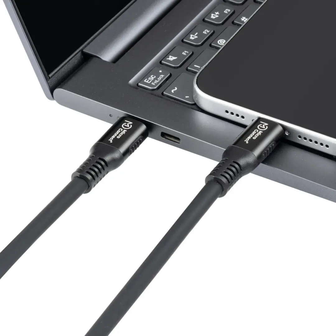 Microconnect MC-LS-USB4CC2.0 USB-C kabel - 2m - 240W - Zwart - afbeelding 2 van 6
