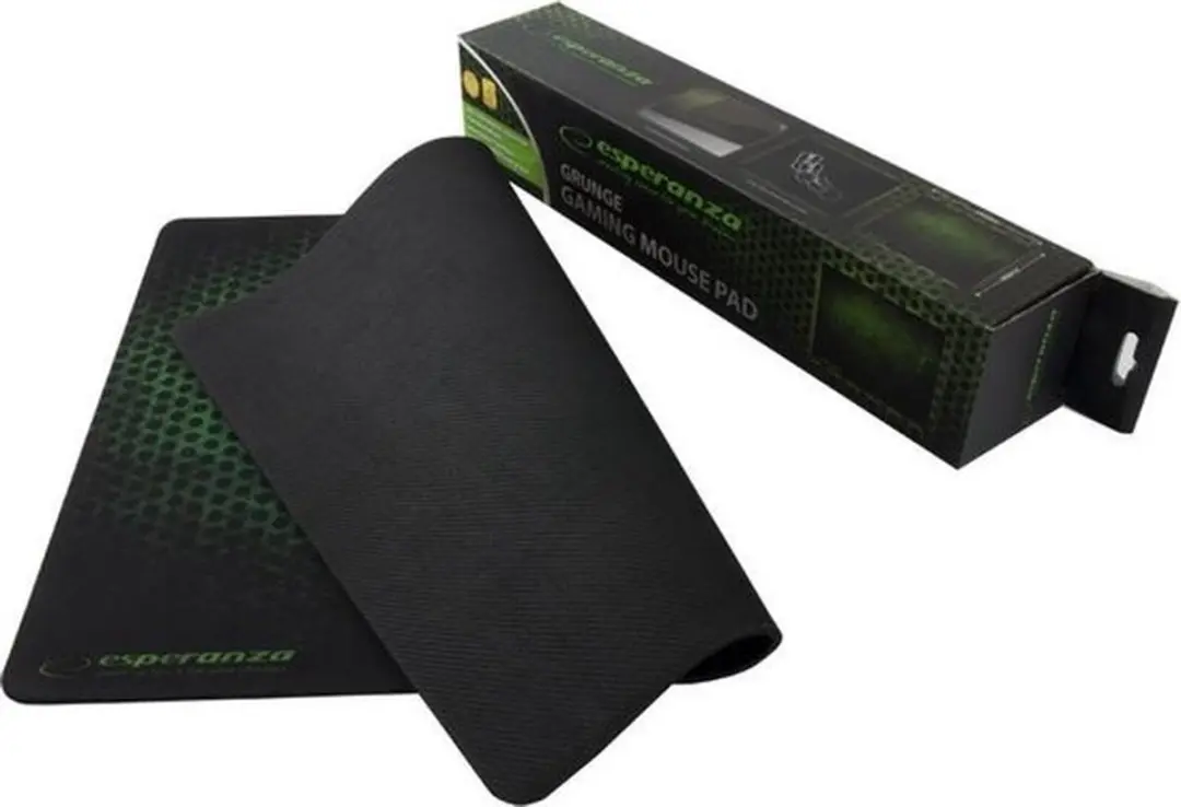 Esperanza EA146G Gaming Muismat (L) - Zwart/Groen - afbeelding 3 van 3