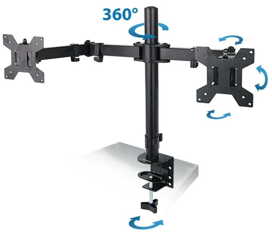 Esperanza ERW018 Monitorsteun 27" - Zwart - afbeelding 6 van 6
