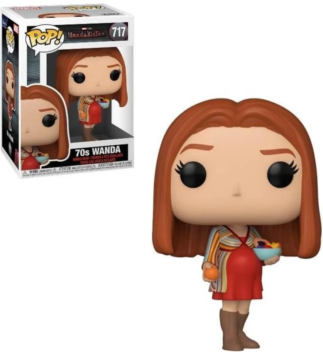 Marvel Funko POP! WandaVision Wanda (70s) Verzamelfiguur FUN52046