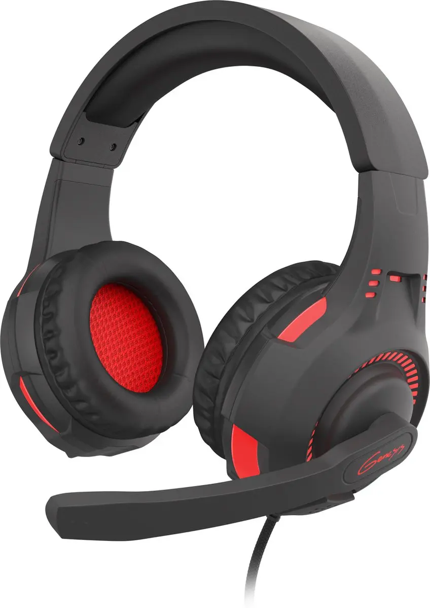 Genesis Radon 210 NSG-1992 Gaming Headset - Zwart/Rood - afbeelding 5 van 6