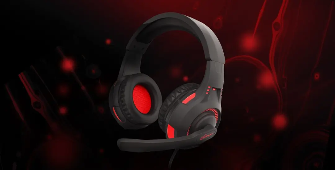 Genesis Radon 210 NSG-1992 Gaming Headset - Zwart/Rood - afbeelding 3 van 6