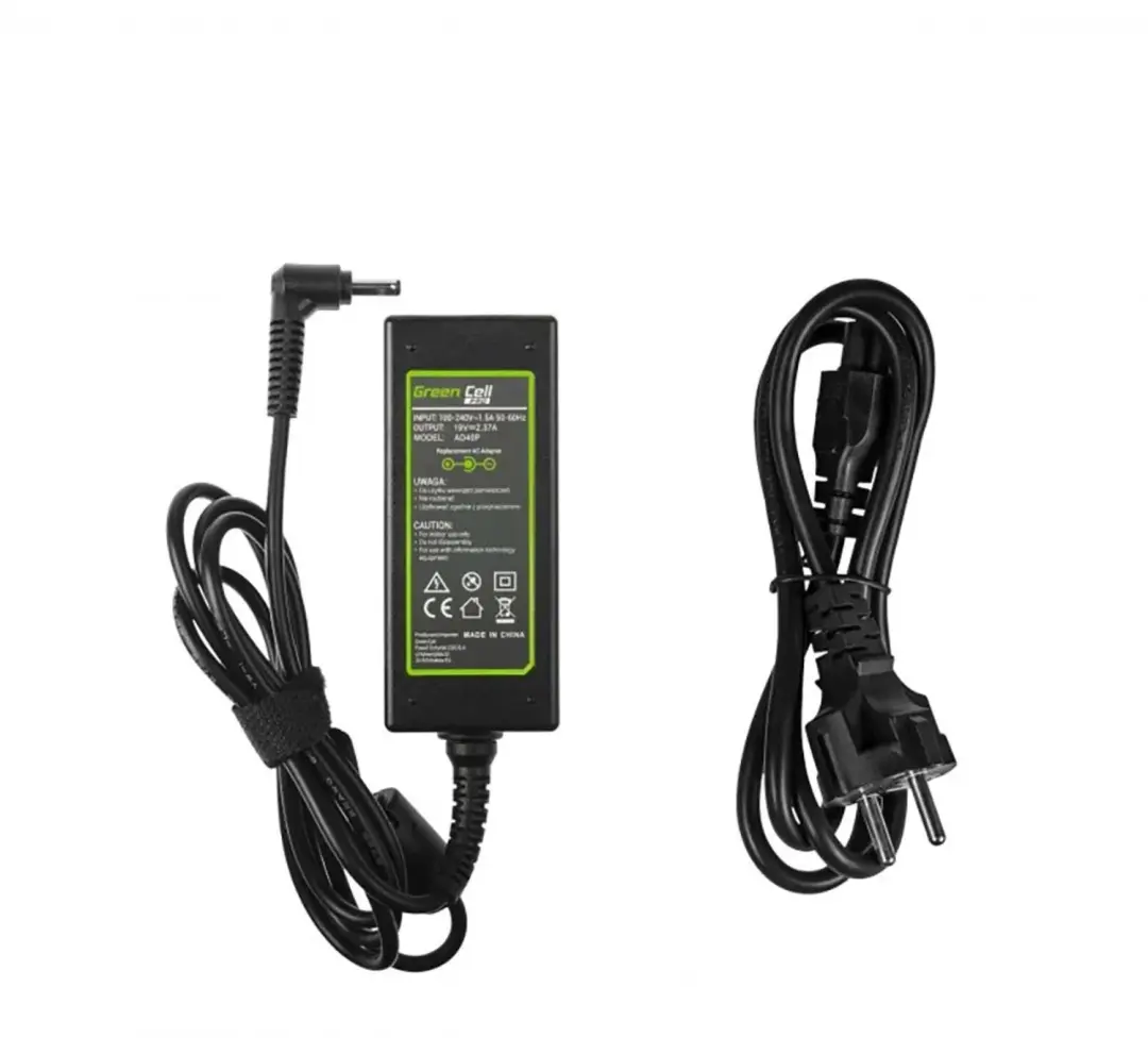 Green Cell AD40P Notebook Voeding 45W - Zwart - afbeelding 2 van 6