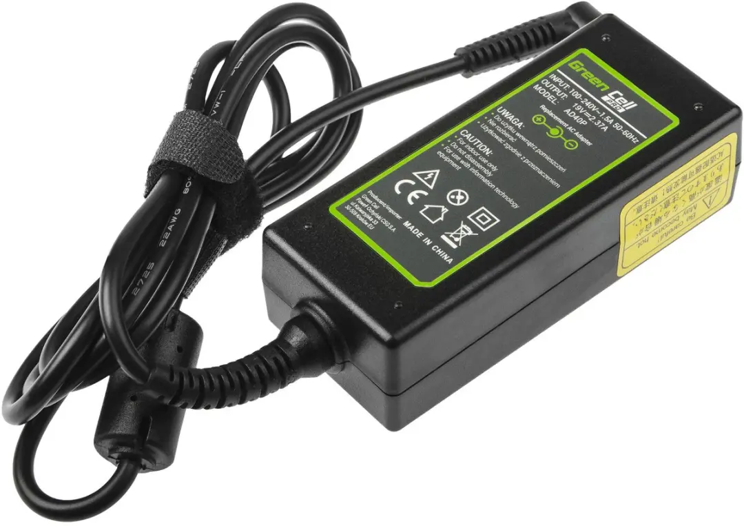 Green Cell AD40P Notebook Voeding 45W - Zwart - afbeelding 6 van 6