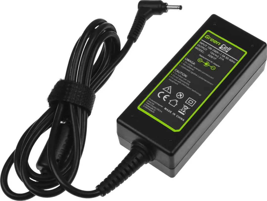 GreenCell PRO AD61P Oplader voor Asus - 45W - Zwart - afbeelding 5 van 6