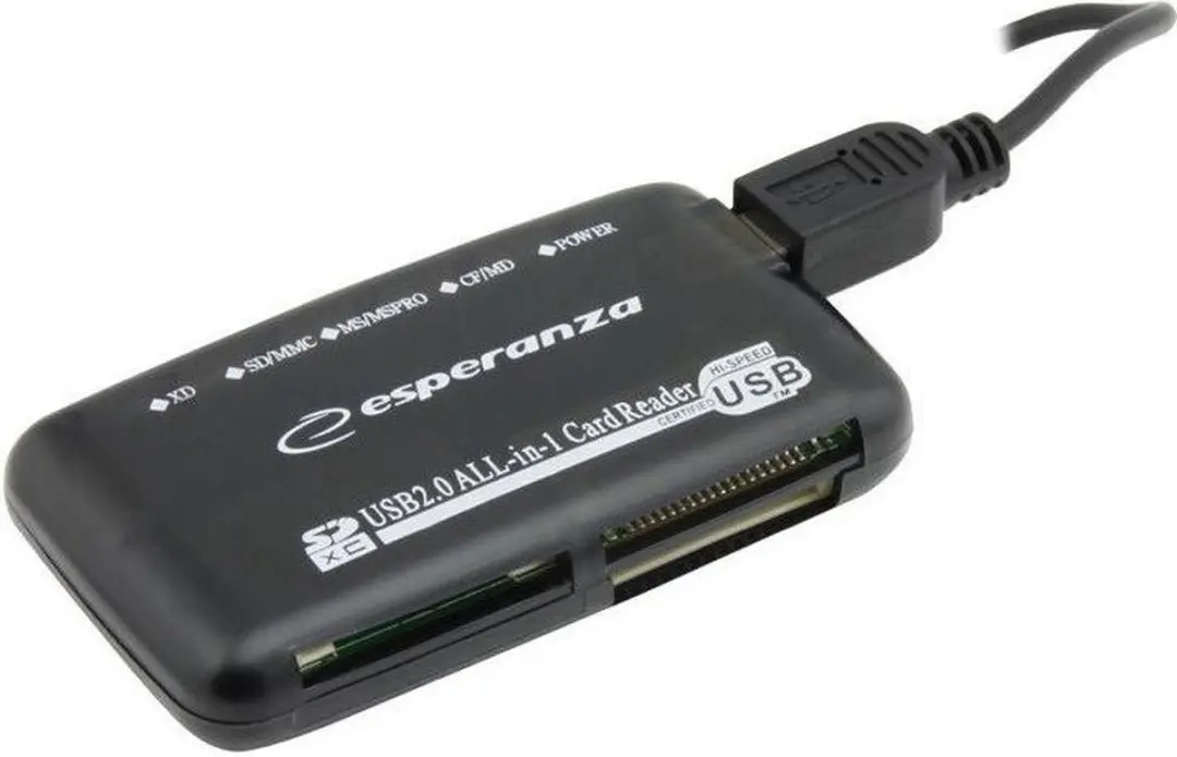 Esperanza EA117 Geheugenkaartlezer USB 2.0