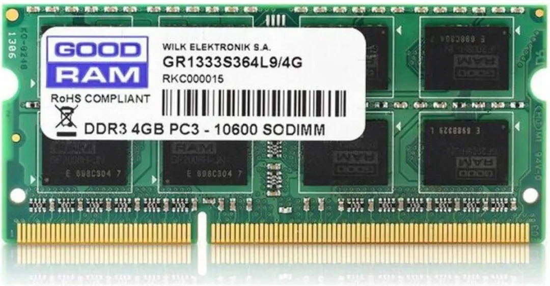 Goodram GR1333S364L9S/4G RAM DDR3 4GB 1333MHz - Groen - afbeelding 2 van 4