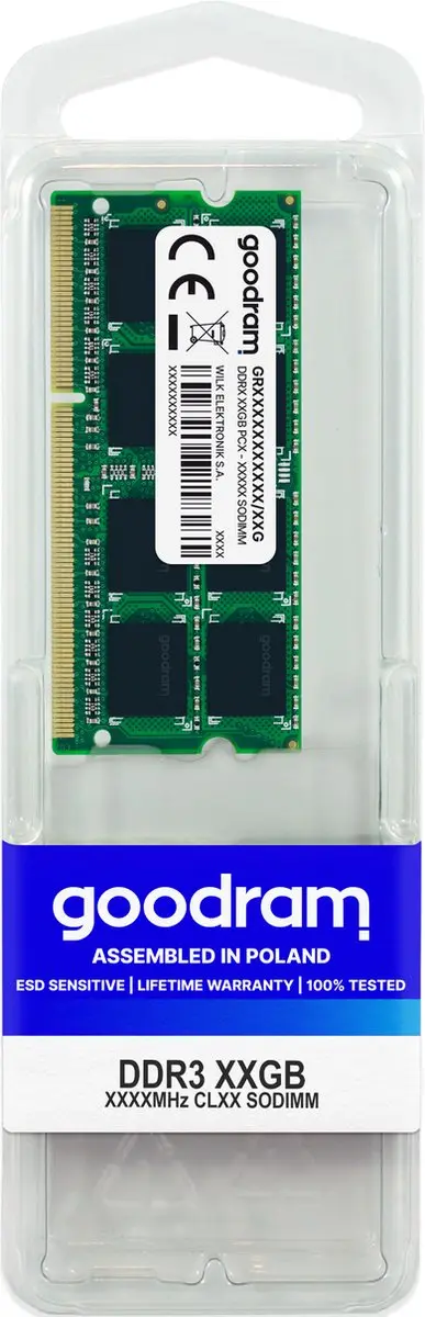 Goodram GR1333S364L9S/4G RAM DDR3 4GB 1333MHz