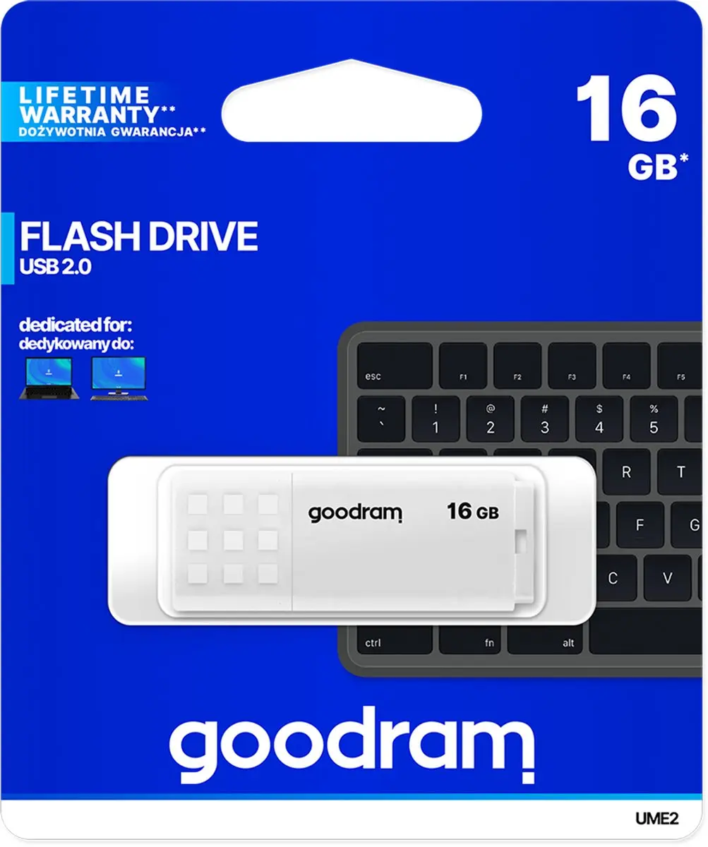 Goodram UME2 UME2-0160W0R11 USB-stick 16GB
