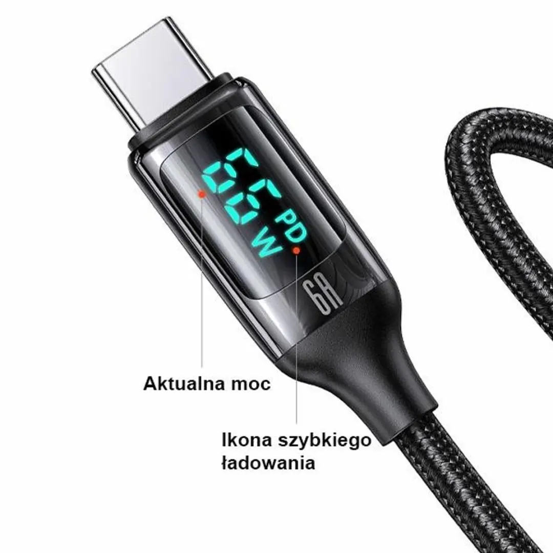 USAMS U78 USB-C Kabel 1.2m - Wit - afbeelding 4 van 6