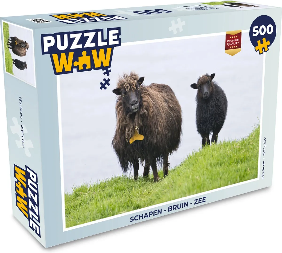 PuzzleWow Schapen Zee Legpuzzel 500 Stuks