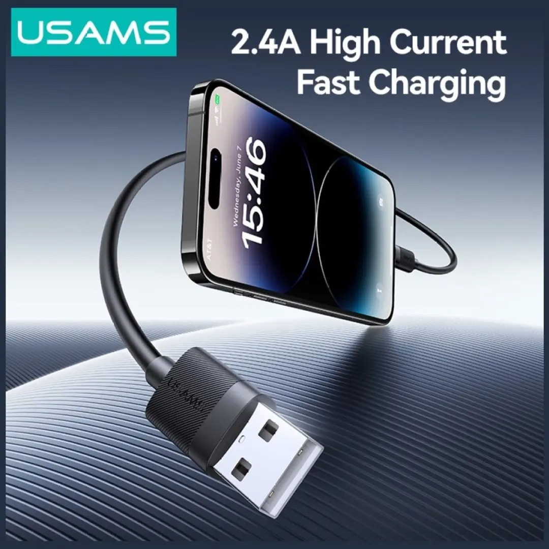 USAMS U94 Lightning naar USB-A kabel 1m - 12W - afbeelding 4 van 6
