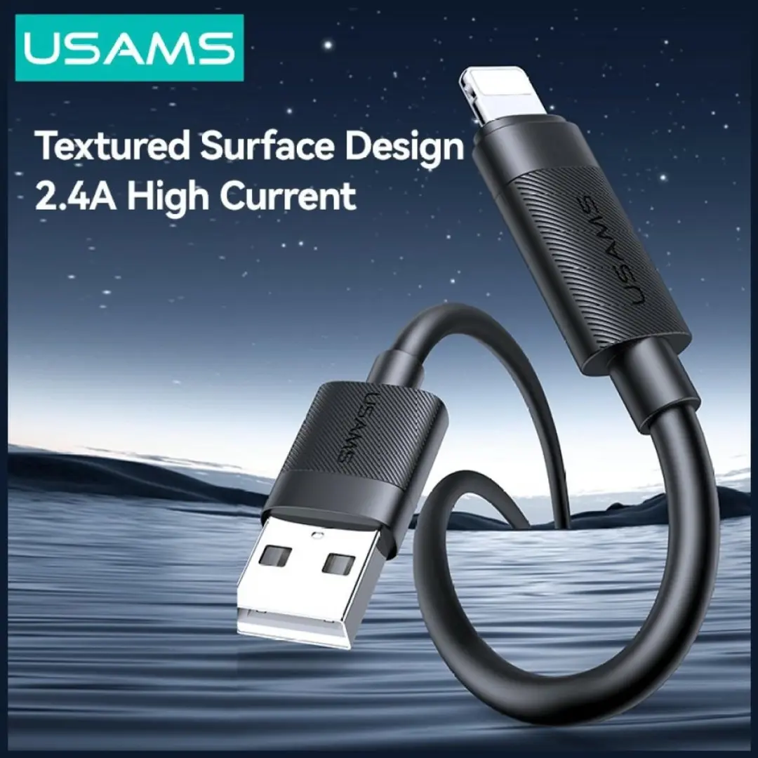 USAMS U94 Lightning naar USB-A kabel 1m - 12W - afbeelding 2 van 6