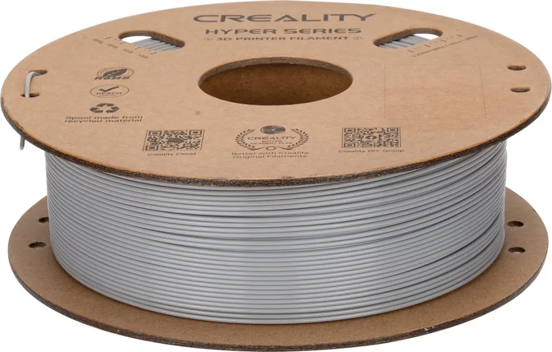 Creality Hyper PETG Filament 1,75mm 1kg - Grijs - afbeelding 5 van 6