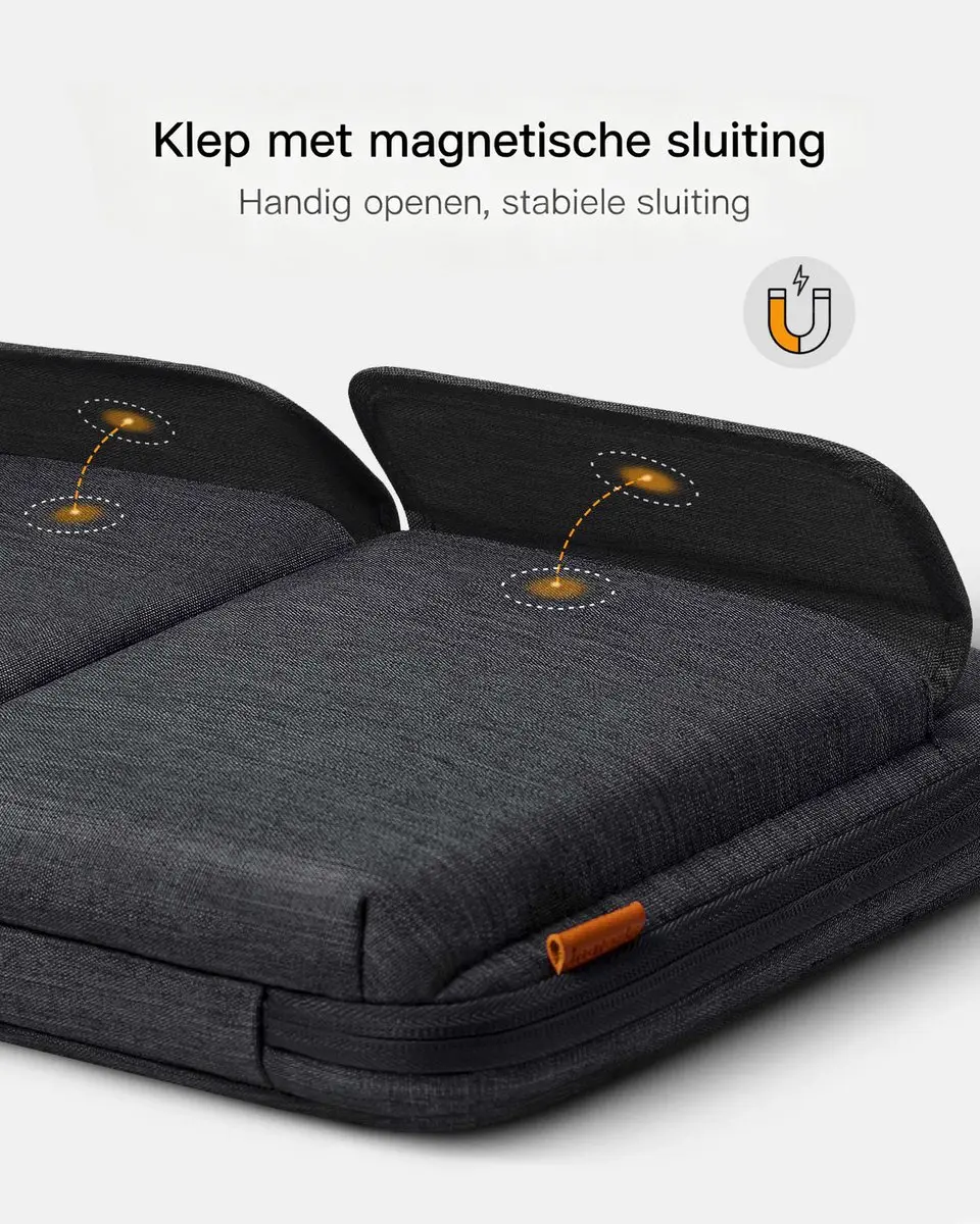 Inateck EdgeKeeper 360 Laptoptas LB03008-13 - Zwart - afbeelding 4 van 6