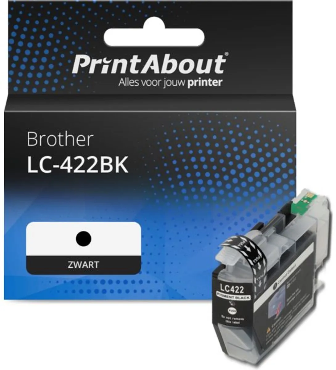 PrintAbout LC-422BK Inktcartridge Zwart - 20ml