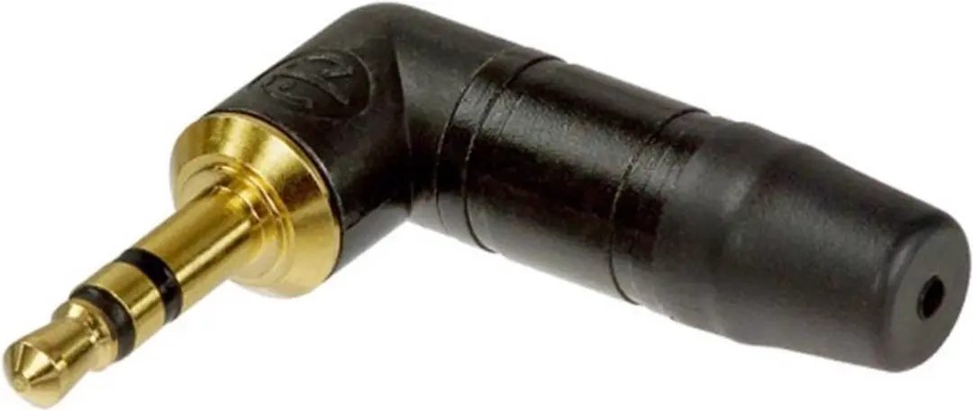 Neutrik NTP3RCB 3,5mm Jack Connector - Haaks - Zwart - afbeelding 3 van 4