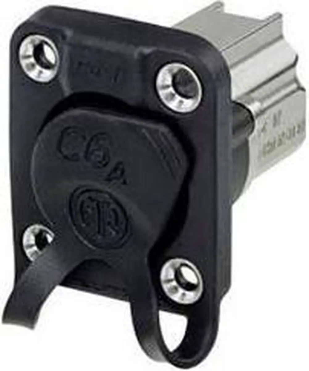 Neutrik NE8FDX-P6-W Doorvoer-inbouwbus