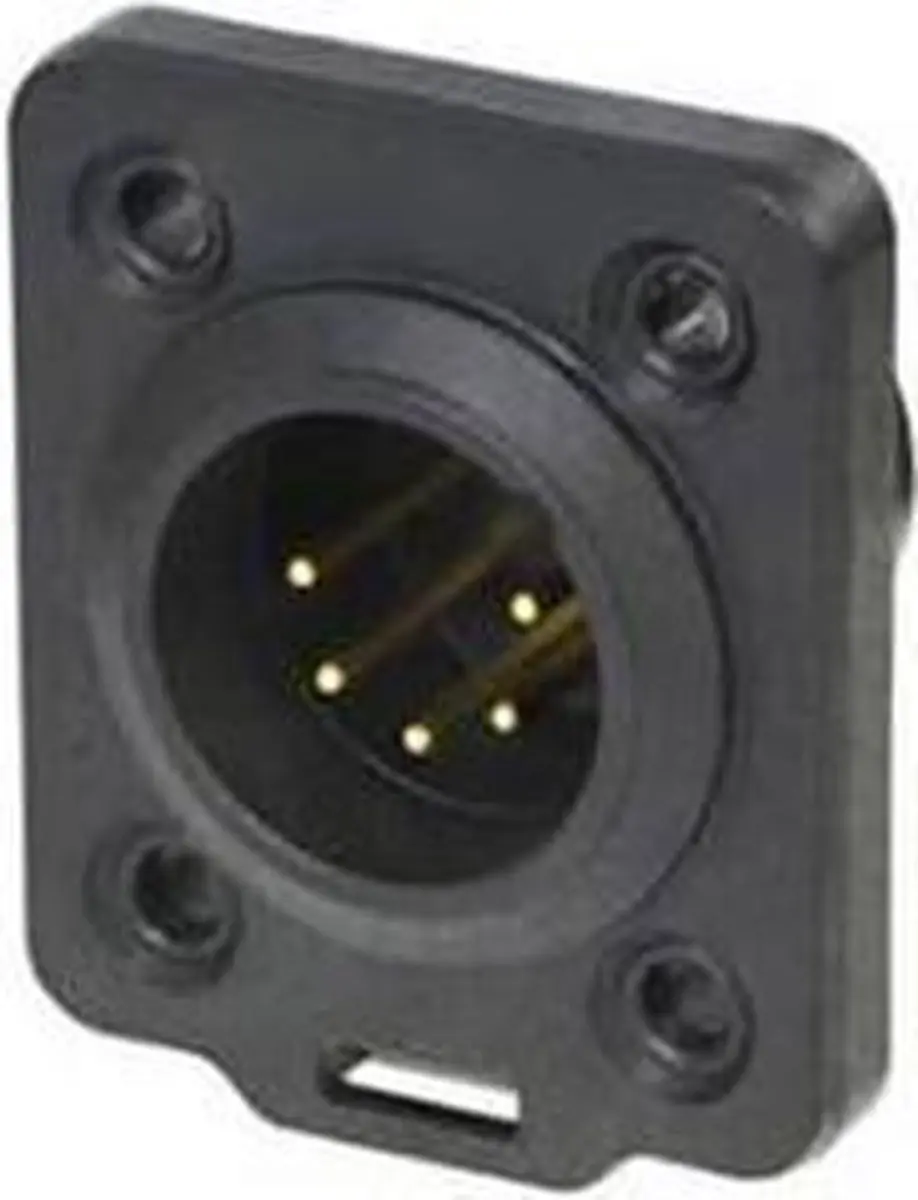 Neutrik NC5MDX-TOP XLR-connector 5-polig inbouw