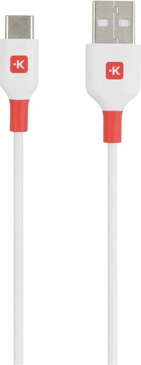 Skross USB-kabel USB 2.0 USB-A stekker 2.00 m Wit Rond SKCA0003A-C200CN - afbeelding 5 van 6