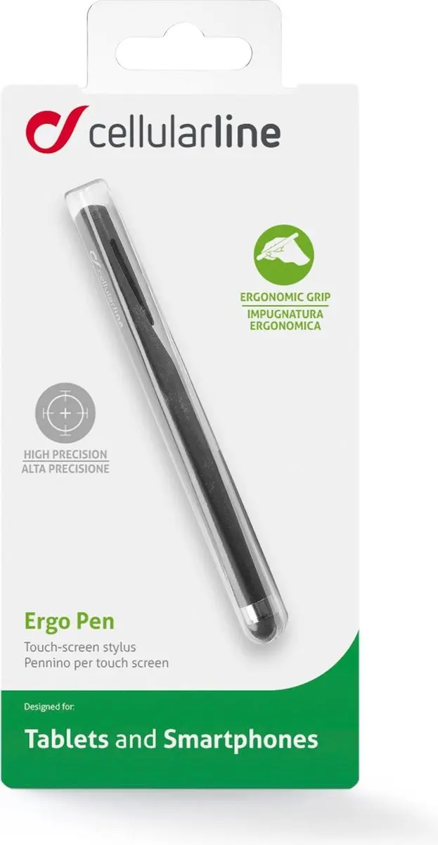 Cellularline ERGOPENK Stylus - Zwart - afbeelding 5 van 5