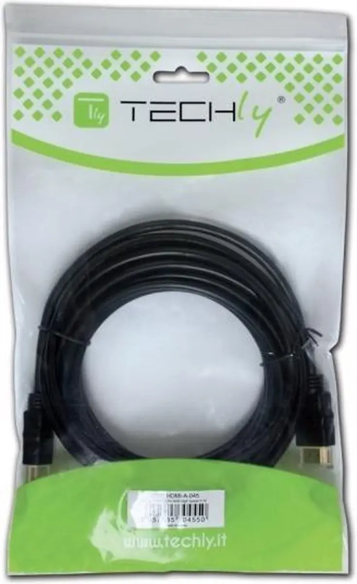 Techly HDMI kabel 15m ICOC-HDMI-4-150 - Zwart - afbeelding 5 van 6
