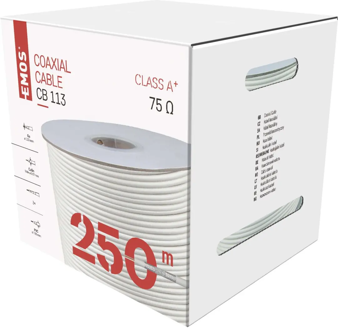Emos Coaxkabel CB113 - 250m - afbeelding 5 van 6