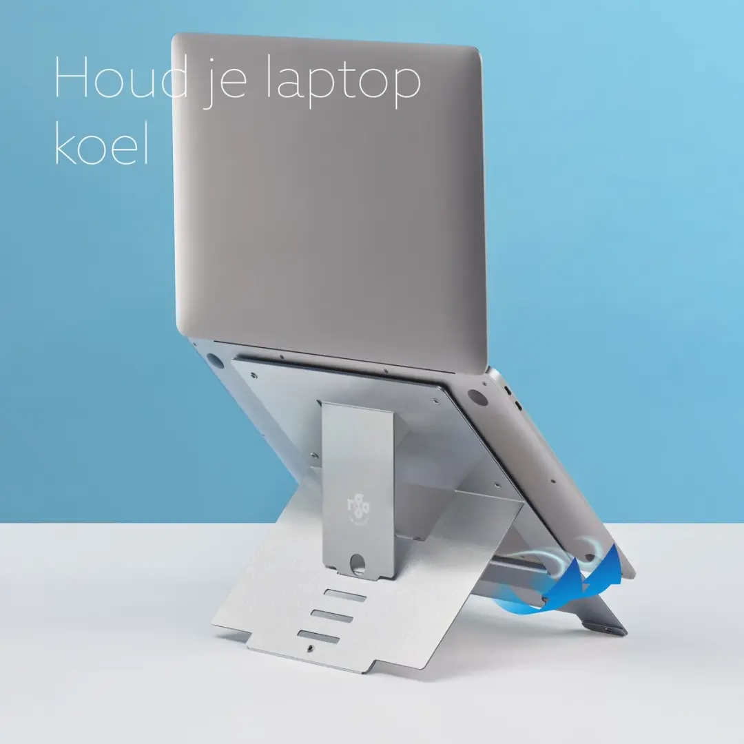 R-Go Tools Riser RGORISTSI Notebookstandaard - Zilver - afbeelding 4 van 6