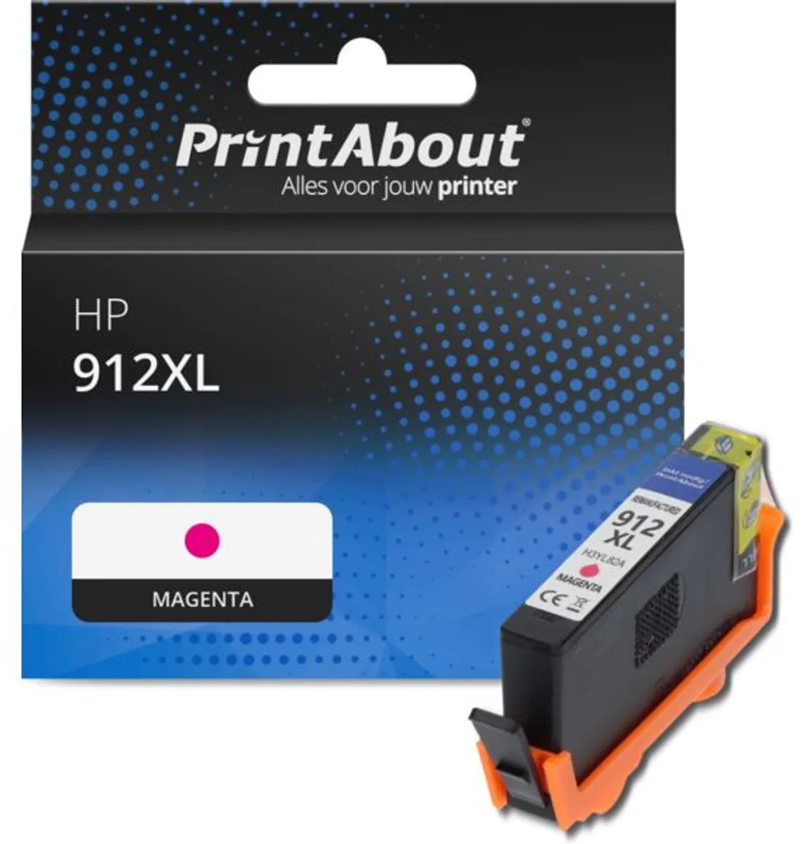 PrintAbout HP 912XL Inktcartridge Magenta 10.5ml