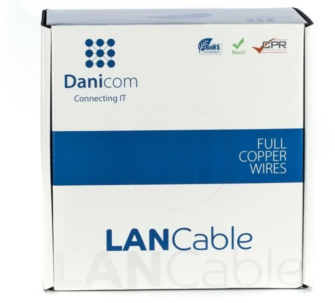 Danicom CAT6 FTP Netwerkkabel DC-FTP6-100-FCA - 100m - Grijs - afbeelding 3 van 4