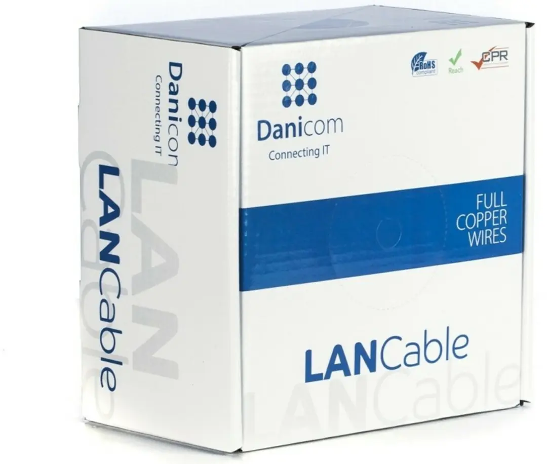 Danicom DC-SFTP6A-100-FCA Netwerkkabel CAT6A 100m