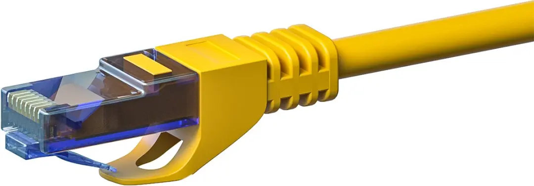 Danicom DC-U6A7-020 CAT6a UTP Patchkabel - 2m - Geel - afbeelding 2 van 3