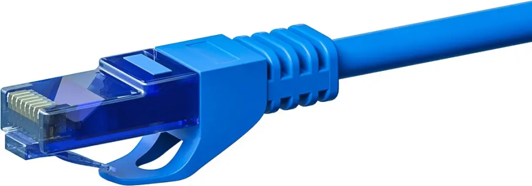 Danicom DC-U6A4-150 CAT6a netwerkkabel - 15 meter - Blauw - afbeelding 2 van 3