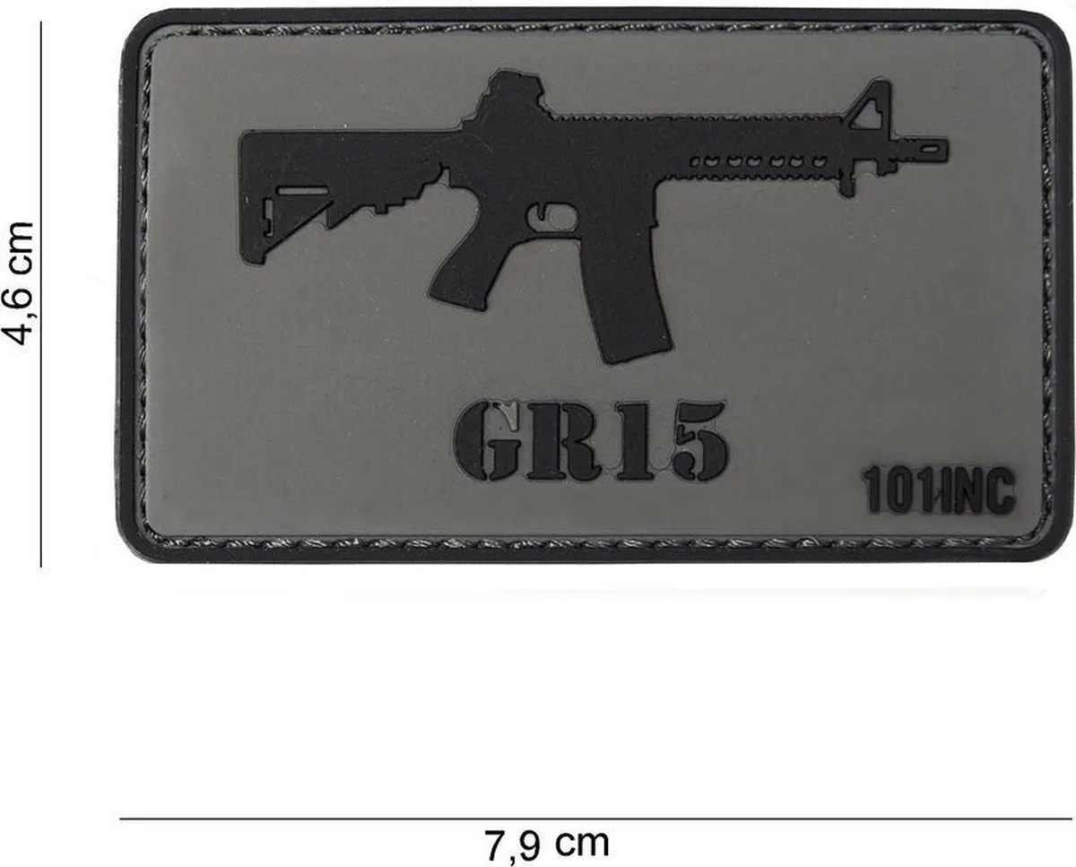 101 Inc Embleem 3D PVC GR15 10033