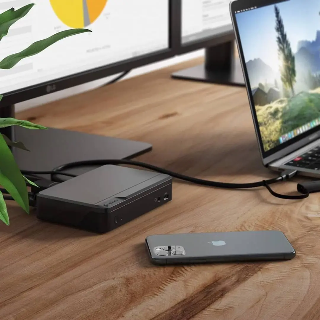 ALOGIC Universal Twin HD DUTHD Docking Station - Zwart - afbeelding 5 van 6